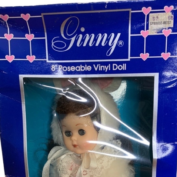 Vogue Ginny Vintage 1984 8” poseable Easter bunny vinyl doll toys: - Picture 3 of 10